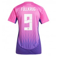 Nemecko Niclas Fullkrug #9 Vonkajší Ženy futbalový dres ME 2024 Krátky Rukáv